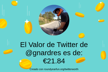 gnardres's tweet photo. Mi valor en Twitter es de: €21.84

Encuentra el tuyo(a) con https://t.co/BtBrAw40Nr

⠀ https://t.co/xm80cTaEku