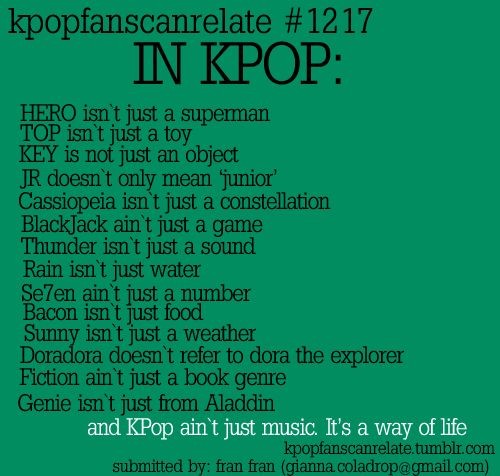 Top isn't just a toy....And kpop ain't just music, it's a way of life