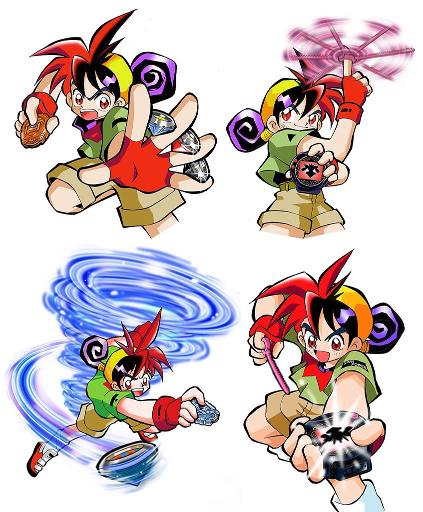 あおきけい みかまる バンダイの玩具 マグネット スピナー 1999年 のカラーカット ボンボン誌上で数ヶ月にわたって商品記事が掲載されたが1年も経たずに企画終了 漫画化には至らなかった コマの上部に乗るロボットのデザインは大河原邦男さんによる