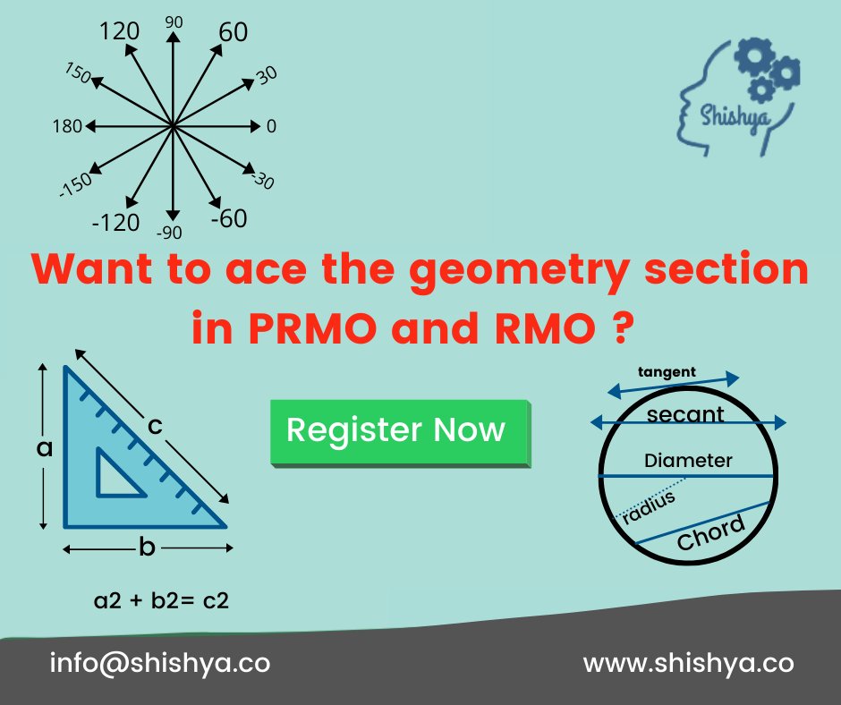 LearningShishya's tweet photo. We at Shishya Learning cover all the ideas and concepts essential to solving geometry problems in Maths Olympiads.
Know more about the course - https://t.co/V5YY1HMxWW
#elearning #education #maths  #olympiad  #mathsolympiad  #educationindia #learningfromhome #onlinetutoring https://t.co/LvAaCLefIZ