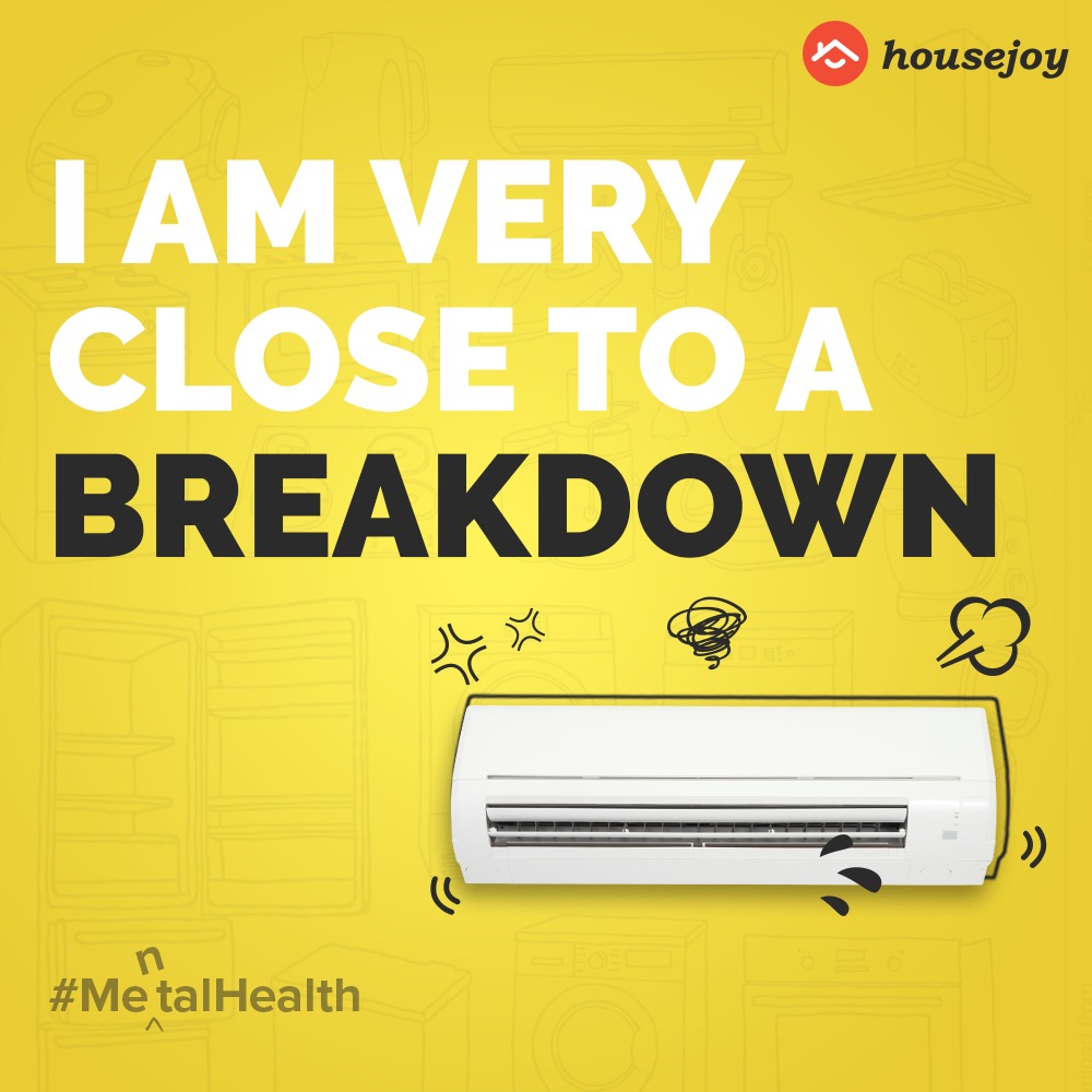 housejoyindia's tweet photo. You wouldn't ignore your appliances, why would you ignore your own mental health?
Reach out to our experts to fix your appliances and reach out to your doctors to help you with your mental health.
#MentalHealth #IdentifyTheSigns #ReachOut #MayMonth #HealthFirst #Housejoyindia https://t.co/8C8DJzlnD3