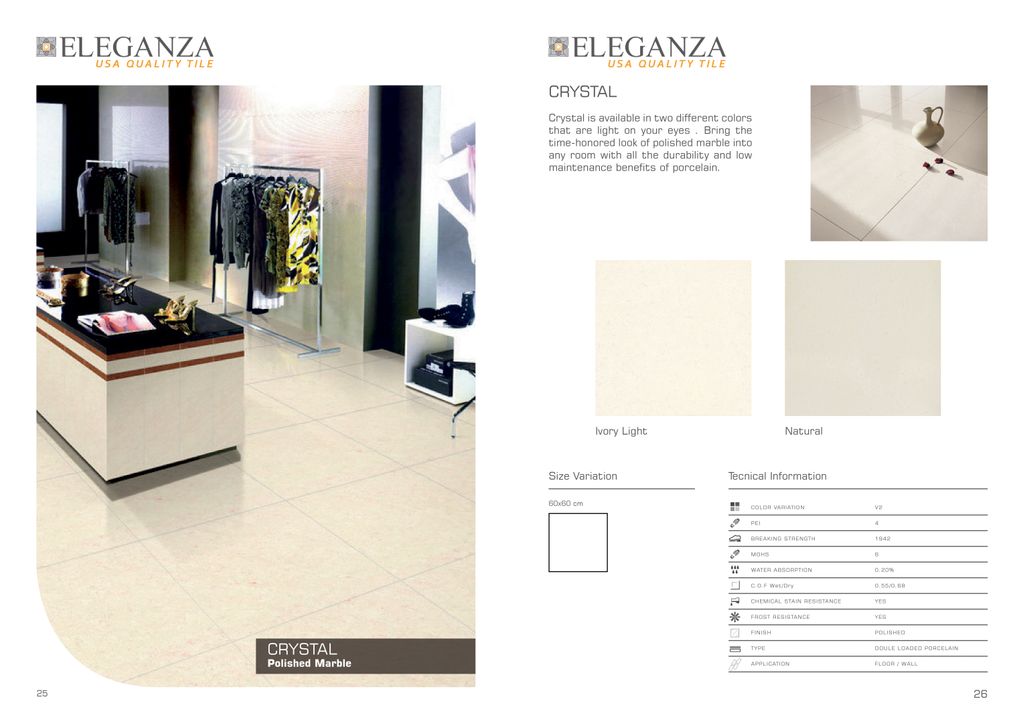 Crystal is available in two different colors that are light on your eyes . Crystal is available at Eleganza Tile Indonesia
Product catalog - bit.ly/catalog-elegan…

#architecture  #eleganzatileindonesia #tilehighclub #tile #tiles #tileaddiction  #architecture #interior