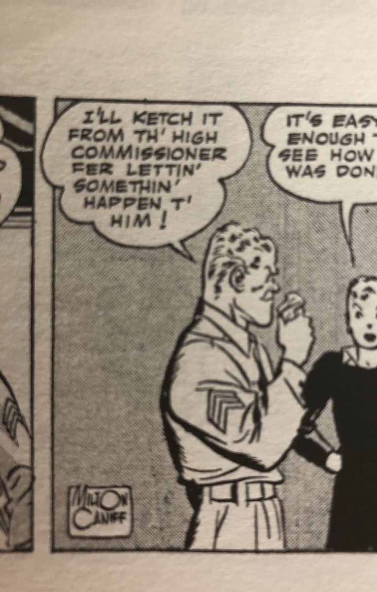 Caniff 1938 (I think) vs Caniff 1956
The confidence that he must've had after drawing comic strips every day for decades.