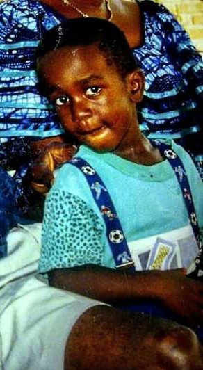 Sarkodie's childhood photo looking like Titi
