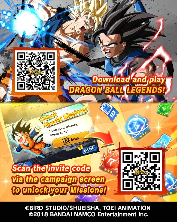 Dragon Ball Legends Eng On Twitter This Is My Actual Qr Code Not Some Random Code If You Don T Know How To Get It Read The Game News When You Login Or