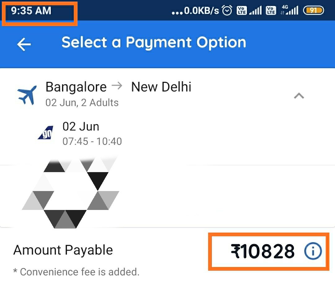 AkashGo05429005's tweet photo. @AAI_Official @DGCAIndia @MoCA_GoI @goairlinesindia 
It is not fair. The airlines elevated prices of tickets booked from 21 may till 25 may, now they decreased the prices.

@the_hindu 
@htTweets https://t.co/IQQBLquQef