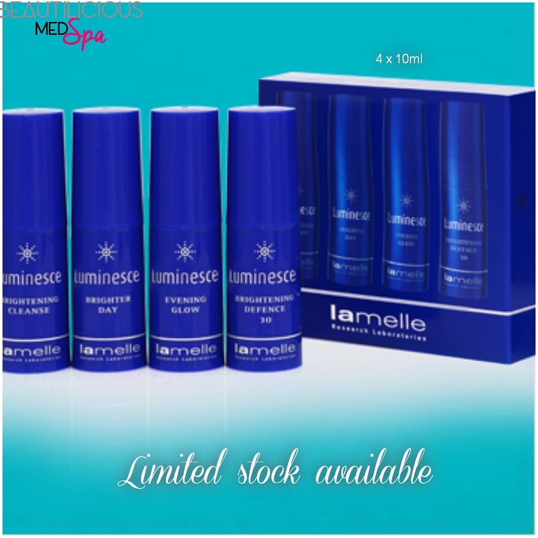 Beautilicious6's tweet photo. If you've always wanted to try the luminesce range from Lamelle &amp; didn't want to commit to the full sizes, here's your chance to try all 4 products(cleanser, day cream, night cream &amp; SPF) The travel kit is limited, so place your orders soon. WhatsApp me on 0843100829👍 https://t.co/F0DBkKNtik