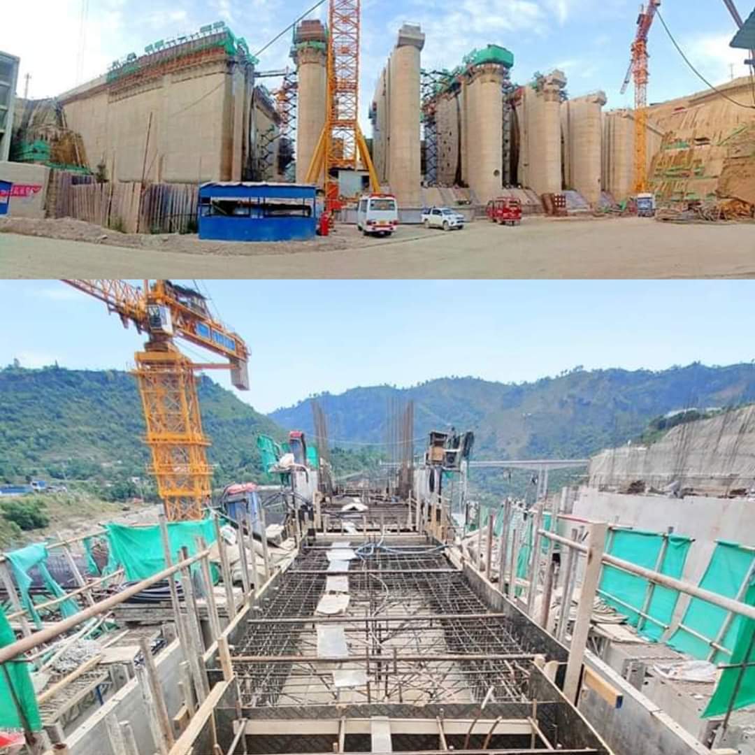 CPEC_UPDATE's tweet photo. #Karot hydropower project has completed its pouring concrete at spillway control section in No.5 dam-section. It marked the spillway control section of the main project to the top.
#KarotHPP #720MW #CPEC #China #Pakistan https://t.co/K2wexmzlW9