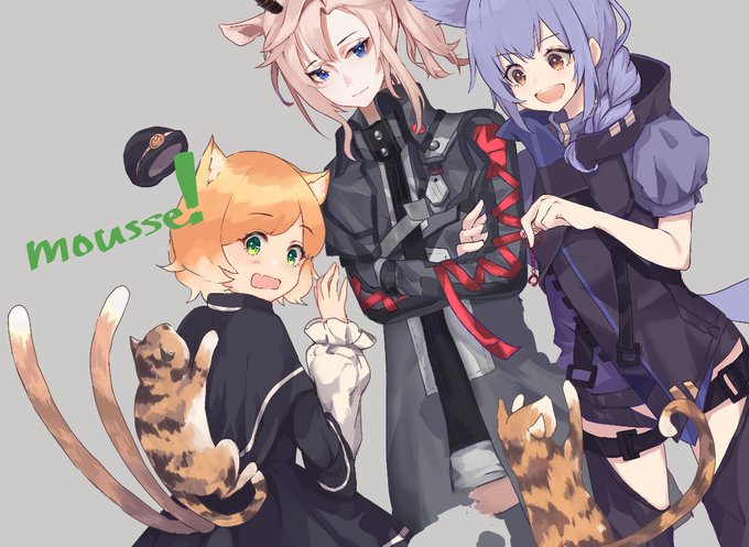 アークナイツ 今回増えたのはムースさんでした さてさて次は 動物をふさふさ もにダレ Monidareのイラスト