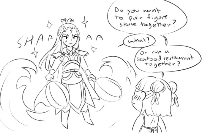 These positive `79 Nezha and Ao Bing interactions really did to surface after the 2k19 oubing popularity ?
Pair figure skating: https://t.co/j2V2UyleMo
Running a restaurant together: https://t.co/2vxtCBUupQ 