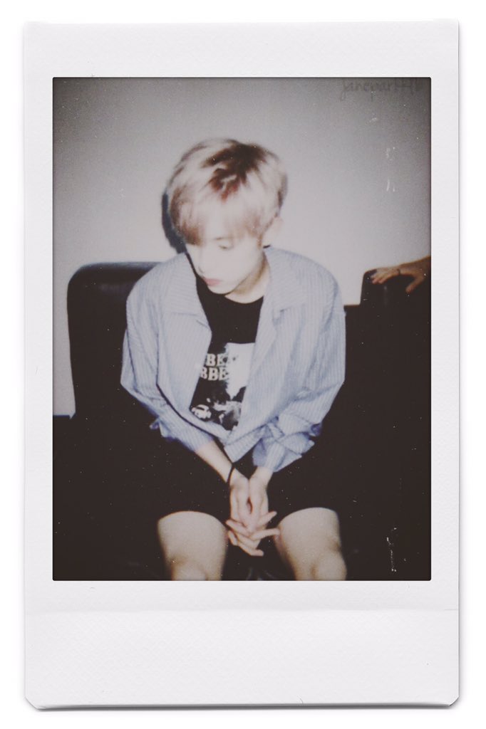 Your polaroid album is probably gonna filled with random pics of him. 