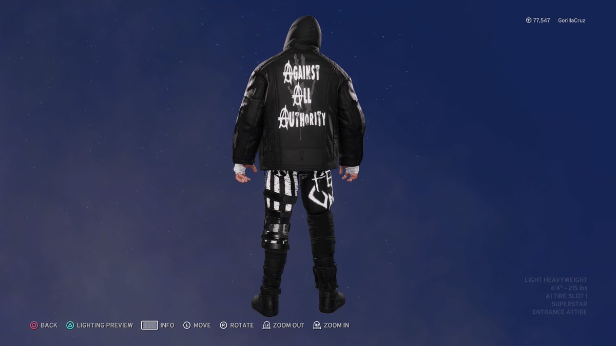 GorillaCruzRWF's tweet photo. Aiden Graves available in #RWF20 #PS4share https://t.co/RR9Z1ZU3eQ