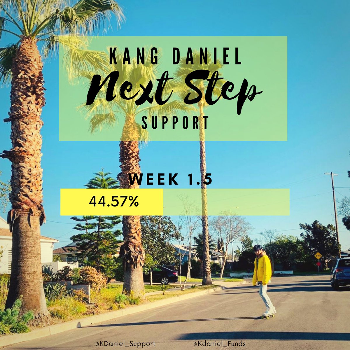 KDaniel_funds's tweet photo. Kang Daniel 'Next Step' Support
We have a sudden jump that we think need to be reported😱

Week 1.5 Report (May 27th)
💛44.57% target achieved!💛

✔Paypal meutiaryh@gmail.com
✔BTPN 90013191807 (INA)
✔Fill this form after donating: https://t.co/DgeilTCglI

#강다니엘 #KangDaniel https://t.co/ZDtxA1kxZP