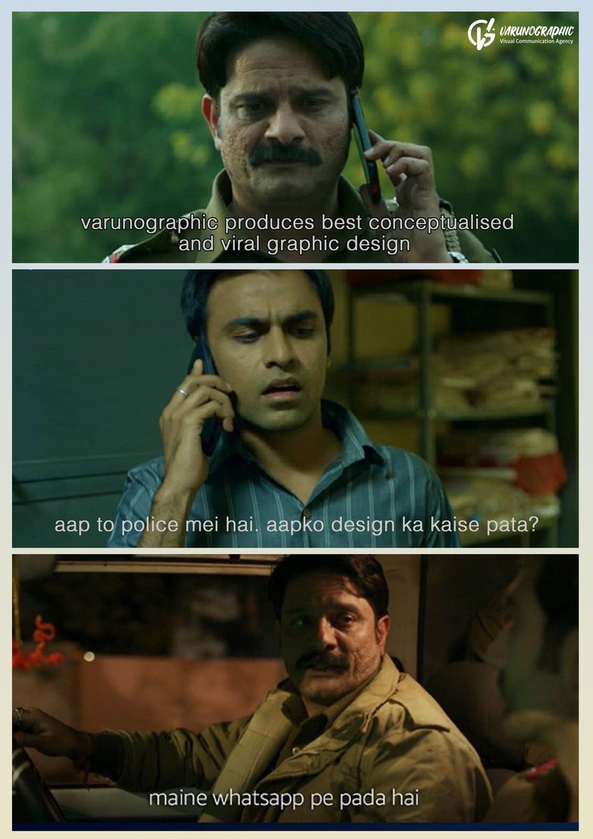 varunographic's tweet photo. Hathi Ram Chaudhary is never wrong about anything.π¬
To know more about our services, call us or drop a message.
#Meme #AmazinPrime #PrimeVideo #PataalLok #Panchayat #credit #designer #Varunographic #DesigningStudio #Advertisement #Creativead #GraphicDesigner #VideoProducer https://t.co/AA54OVko70