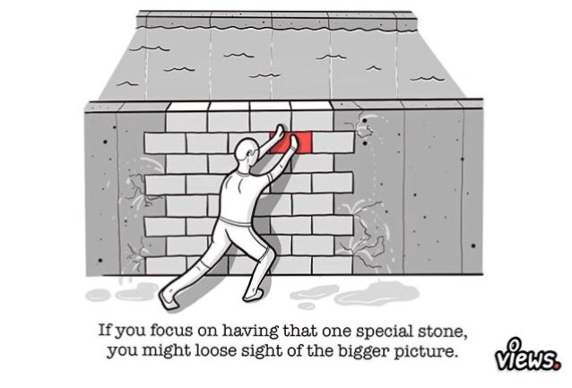 ViewsProject's tweet photo. If you focus on having that one special stone ... you might loose sight on the bigger picture #linesandlanguage #differentpointsofview #ViewsProject https://t.co/Jbl8Qf5ivB