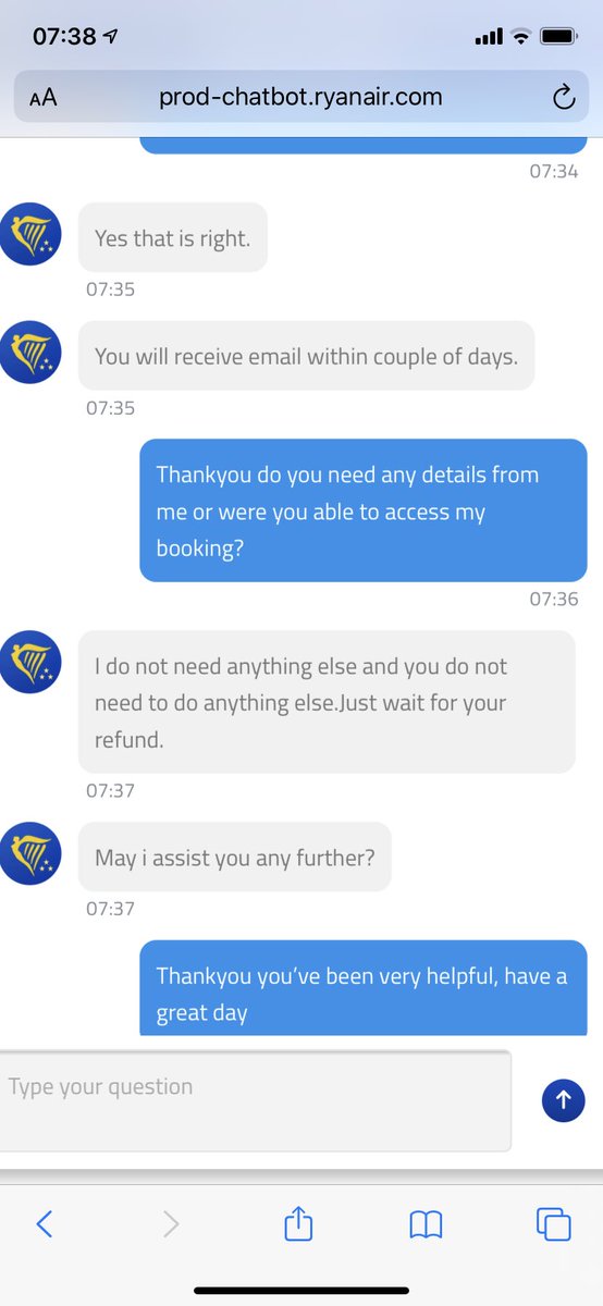 Anyone who has booked a flight with Ryanair & requested a refund, expect another email trying to get you to take vouchers. You have to get in touch with them to confirm your refund, beat way to do it is early morning via chat! I’ve added my screenshots so you can see the details