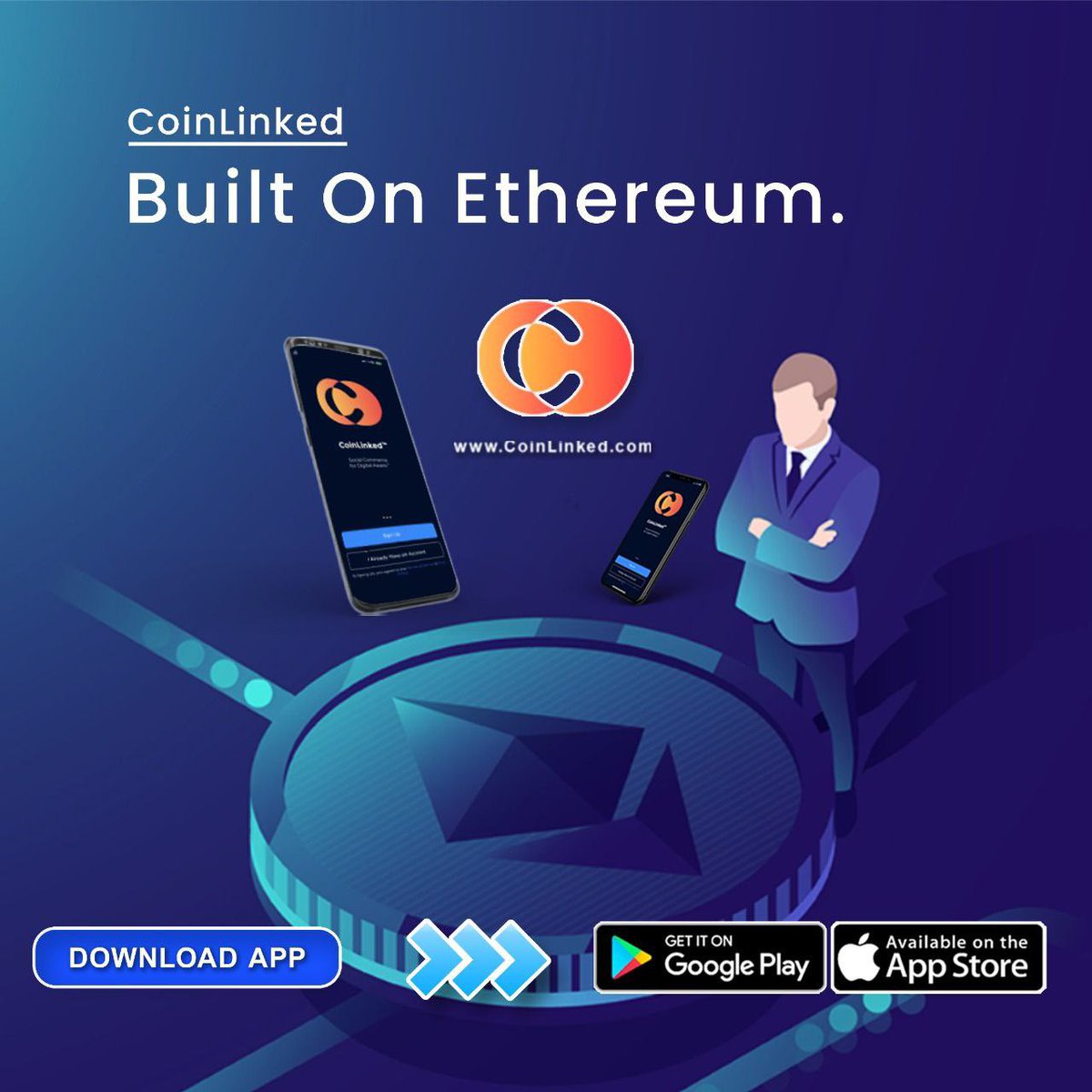 9/ Bugs and enhancements will be done within the next 1-2 weeks!Next week, I will do a thread outlining  #CoinLinked’s TWO NATIVE TOKENS — a  #SECURITY TOKEN and our ERC-20  #UTILITY TOKEN.Yes,  @coinlinked is  #BuiltOn  #Ethereum! Ethereum, few understand this.  /end