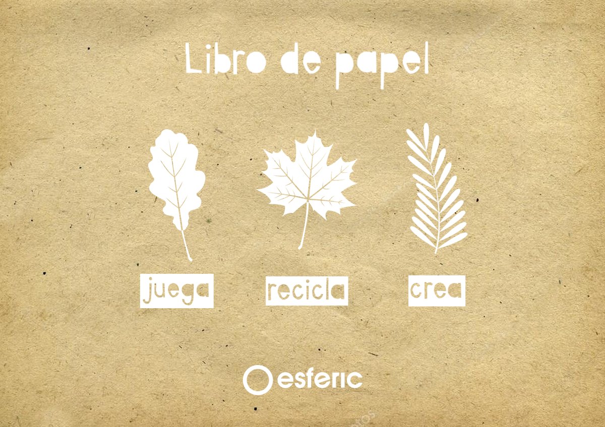 esferic's tweet photo. 👦🏻👧 Con el #LibroDePapel los niños juegan, reciclan y crean.
Un recurso de #educaciónambiental de #esferic muy divertido y utilizado en numerosos centros escolares para enseñar el valor de #reciclar ♻ y cuidar el 🌏.
¿Os animáis a fabricar vuestro propio #papelreciclado? https://t.co/LwWHObPdxj