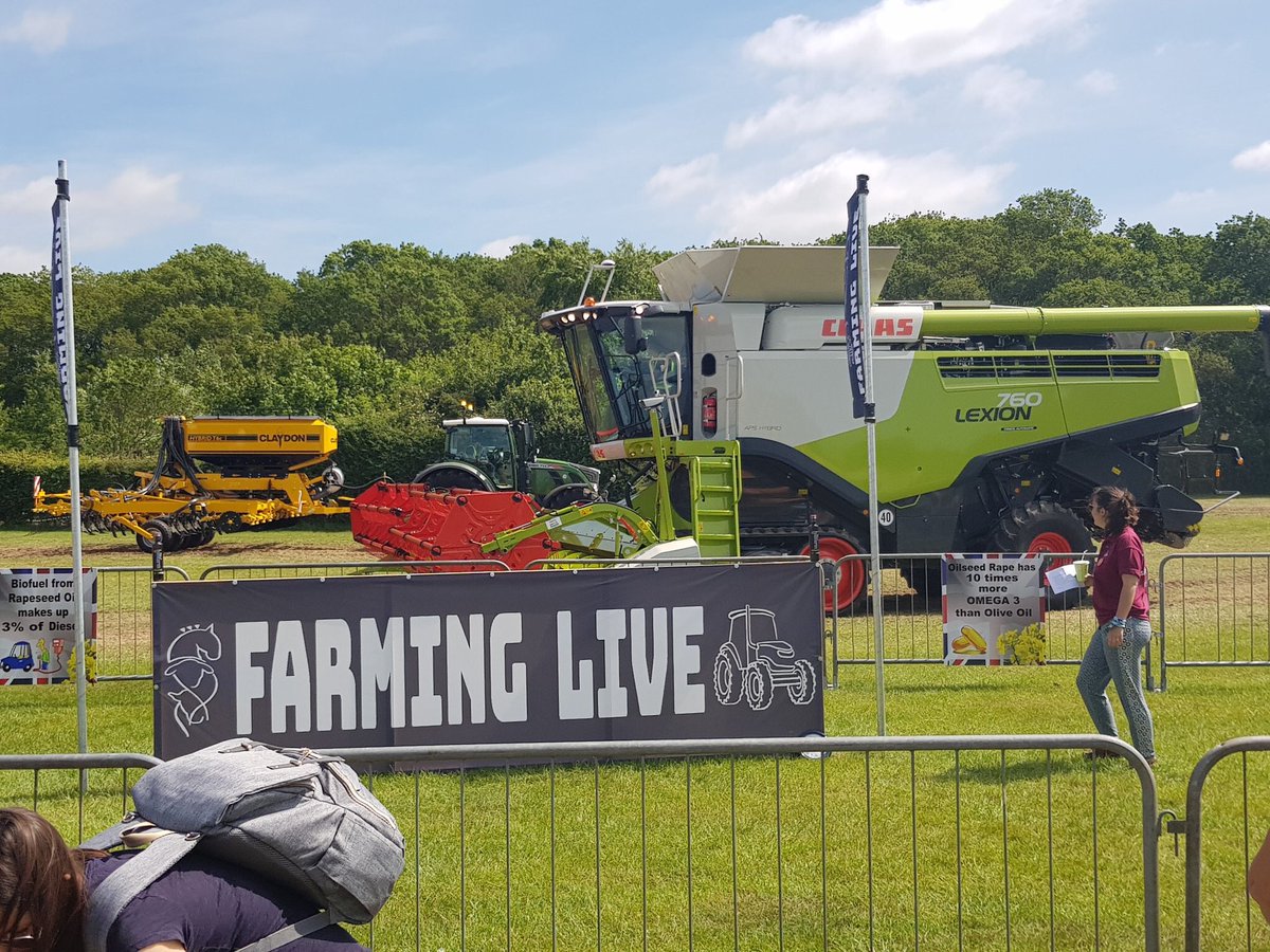 The_Barker_Boys's tweet photo. We would have been gearing up for our second instalment of #farminglive @SuffolkShow today. Sadly not due to #COVID19 Next year we will be back with an even bigger combine, fun cropping story and a better show to showcase farming to everyone! #cantwait #missmyshowteam https://t.co/aomoBQtnoy