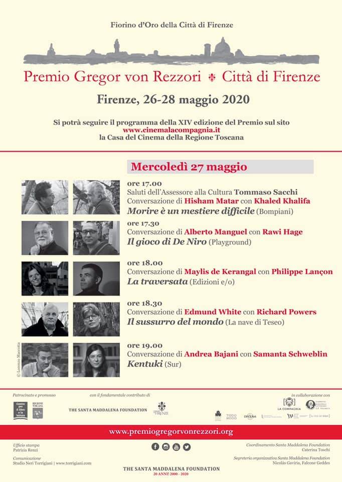 premiorezzori's tweet photo. Un grazie speciale ai traduttori che hanno curato i sottotitoli: #MariaElenaAvino, #LisaClark, #NicolàsGaviria e #LorenzoGrandi. Tutti gli incontri di oggi saranno in streaming gratuito sulla sala virtuale di @QDCompagnia: https://t.co/p0gvQukjNa. Non serve alcuna prenotazione! https://t.co/ciJHSl28yc