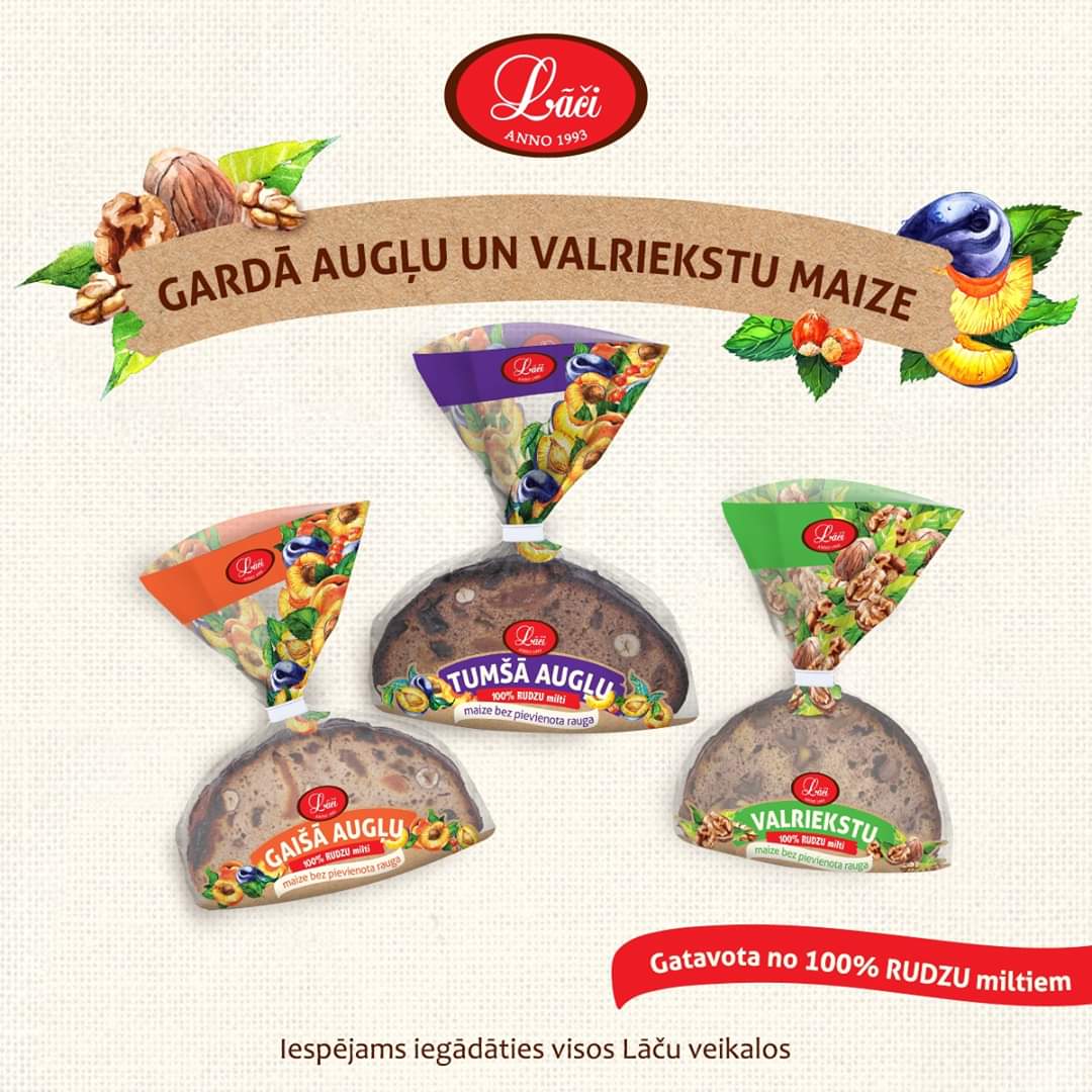 Lai dienu padarītu saulainu, piedāvājam Jums sevi palutināt ar ko gardu.🐻🌞
Lāču gardās augļu un valriekstu maizes, būs īstais gardums ar ko sevi lutināt👍
#ceptuvelāči #Augļu_maizes #gardi #veselīgi
