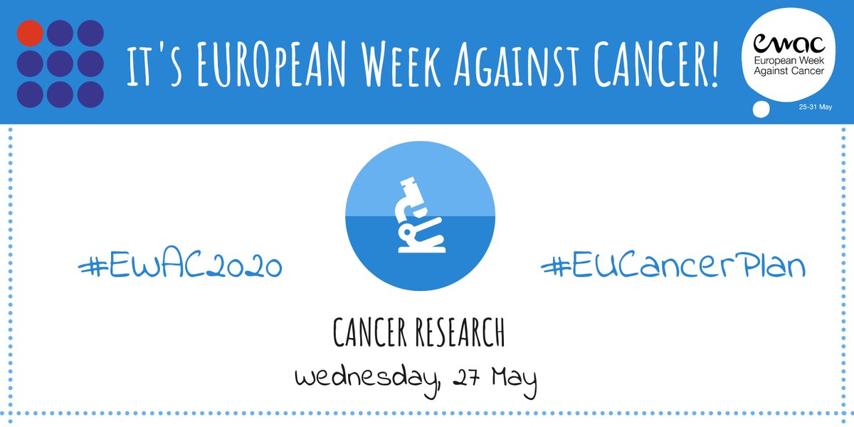 EU_EWAC's tweet image. 📣#EWAC2020 Day 3! bit.ly/ewac2020

👉Today's all about #CancerResearch ⬇️
🌐Social media: bit.ly/36tFAao
📜#CancerLeagues on #EUCancerPlan: bit.ly/ecl-bcp
💪#CancerLeagues on #CancerMission: bit.ly/2l836qx
🎗️Exhibition: bit.ly/2WXuB60