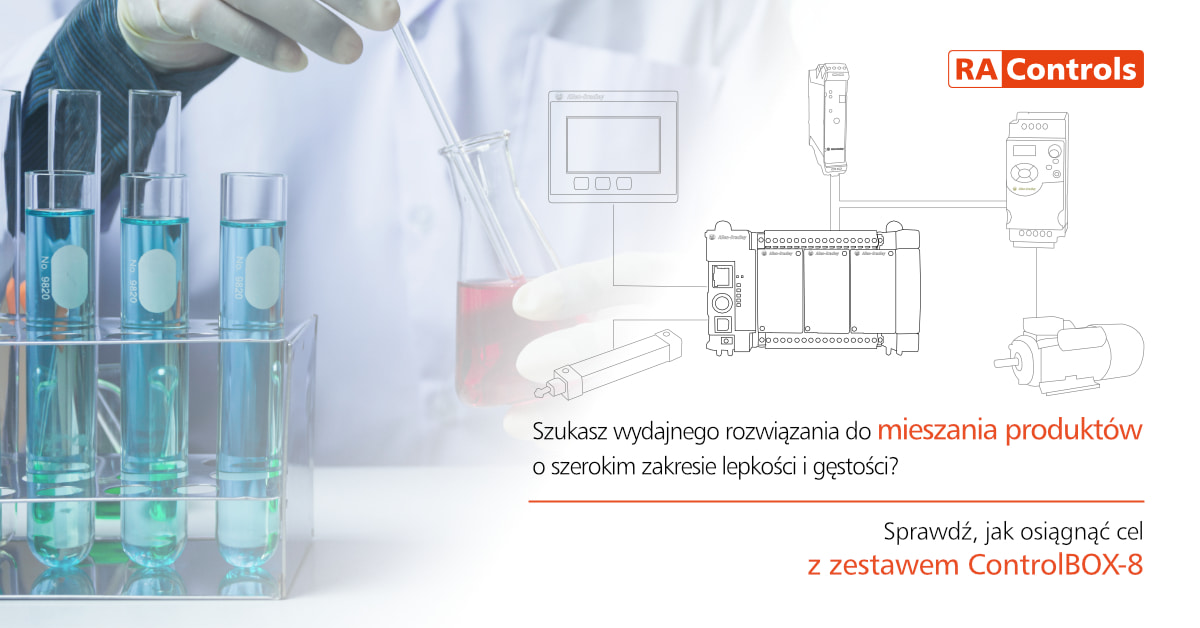 RAControls's tweet photo. Szukasz prostego i skutecznego rozwiązania do mieszania produktów o rożnej gęstości i lepkości? Zobacz, jak zastosować #controlbox8 w branży farmaceutycznej!

➭ https://t.co/3Rmx15k8yZ

---

#racontrols #rockwellautomation #allenbradley #nventhoffman #branzafarmaceutyczna https://t.co/QeoPFK4UCs