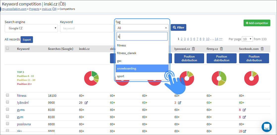 collabim's tweet photo. We have added a whispering for the Tags filter in the Keyword competition, so setting up a filter is now a bit more user-friendly and faster. https://t.co/oBVLHv0G7r