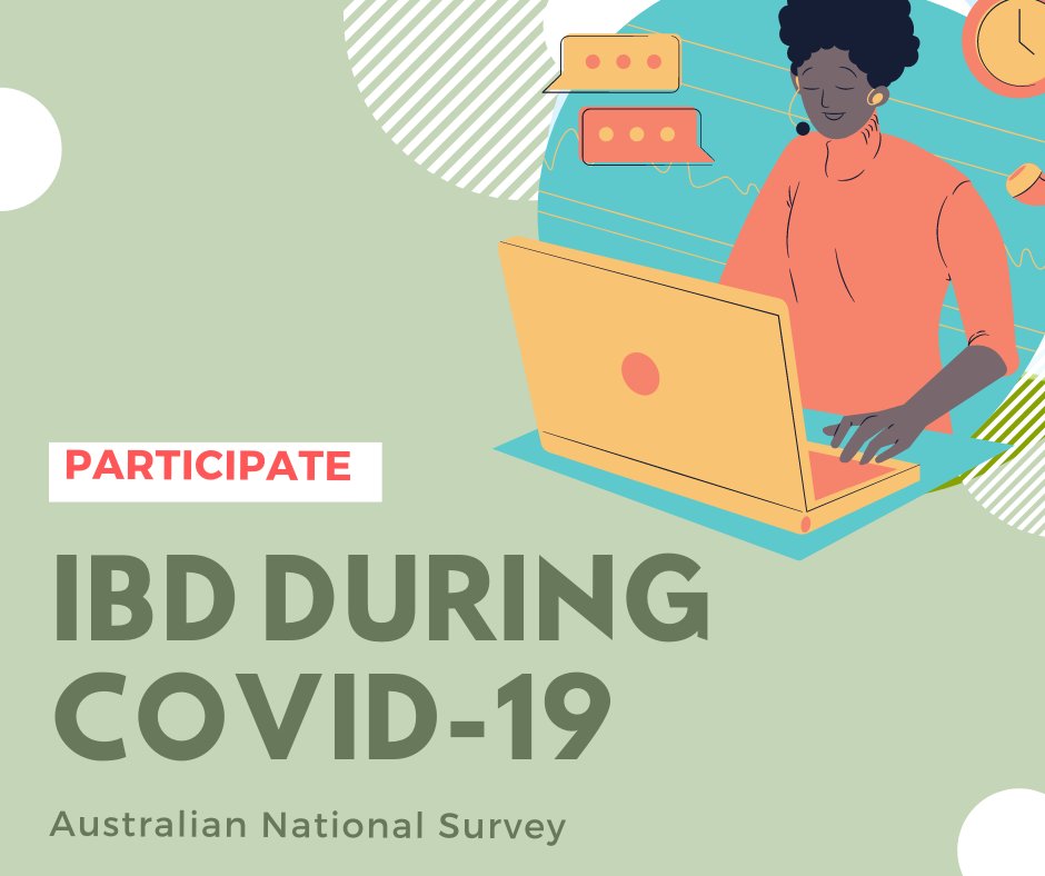 crohnscolitisau's tweet photo. Are you an IBD patient living in Australia? 

A/Prof Jakob Begun, Prof Rupert Leong and Dr Yoon An are currently conducting a National Survey on IBD patients regarding how the COVID-19 pandemic has affected IBD patients.

Survey: https://t.co/ghxHECPVQf https://t.co/y3SqH7iLOS