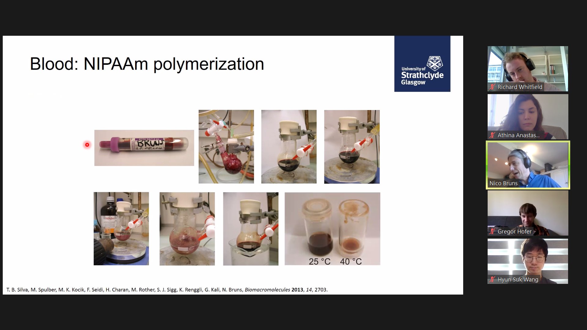 Athina Anastasaki on Twitter "Using your own blood for experiments is