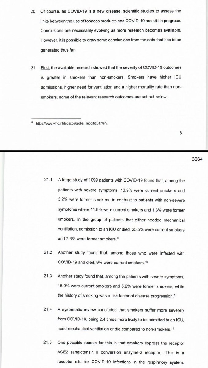 These are summaries of the studies that Minister Dlamini-Zuma says informed the cigarette ban decision: