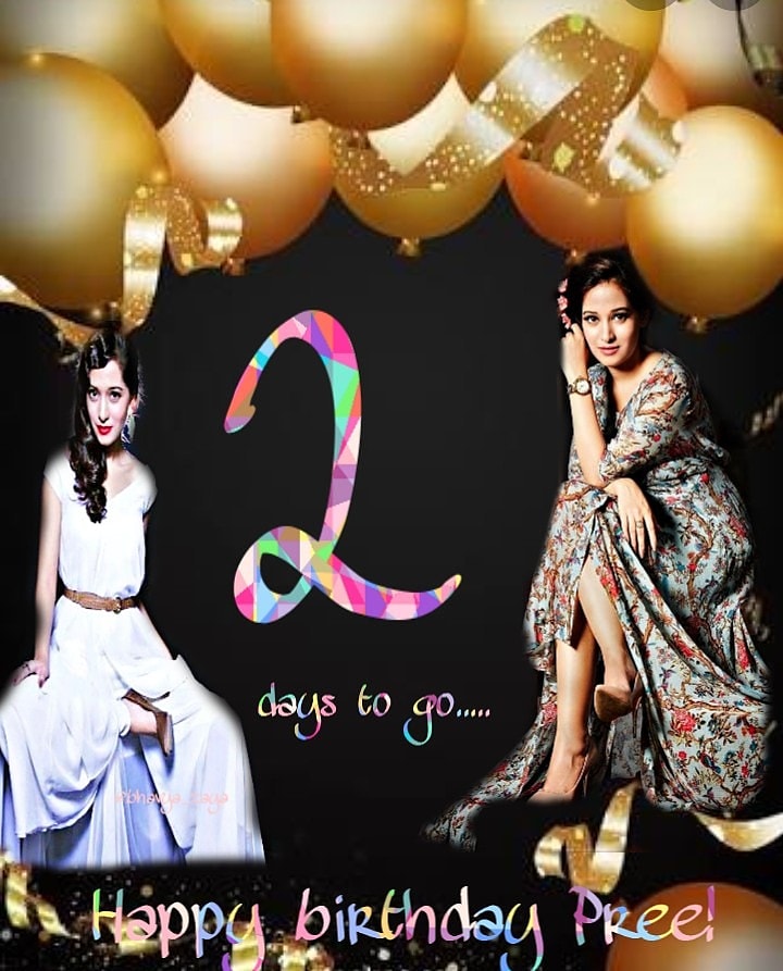 bhavyazaya's tweet photo. 2 days to go...😍😍 ,#HappybirthdayPree💞 #PrettyPree #stunningdiva💓 #PreetikaRao https://t.co/B1gQmxrIts