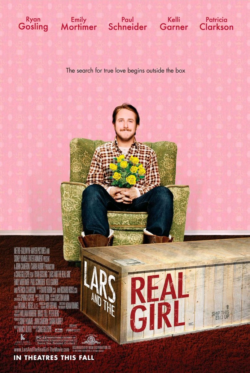 ray_deakin's tweet photo. @Klee_FilmReview Oh my, Lars and the Real Girl broke me. Bianca, Lars' companion doll brings the absolute best out of the community rallying around to help Lars come out of his shell, she helps them also. The climactic scene is equal parts lovely and heartbreaking. It's a must see. https://t.co/2w4FktyTky
