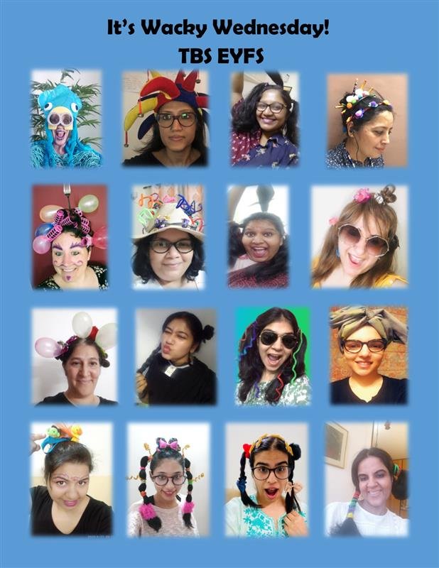It's Wacky Wednesday today! Our EYFS teachers got super wacky and celebrated with their students online! <a href="/wackywednesday/">wackywednesday</a> <a href="/TBS_Delhi/">TBS Delhi</a>