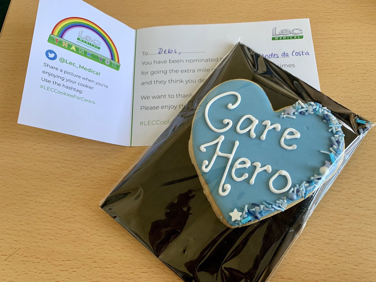 Massive shout out to my colleague @emxme for the nomination! I have a cookie 😁 #cookiemonster #CookiesForCarers #FriendandColleague #StaffNetworks @sct_disability @sct_bame 👏🏾👍🏾😛🤗🍪