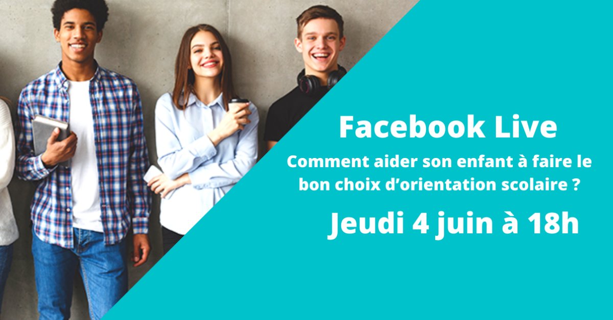 acadomia's tweet photo. Participez à notre #FacebookLive : Comment aider son enfant à faire le bon choix d’orientation scolaire ? 

RDV jeudi 4 juin à 18h sur notre Page Facebook.⏰
Nos experts Elisa Leduc et Tony Laurino répondront à vos questions en live ! https://t.co/16PjNQxY0g