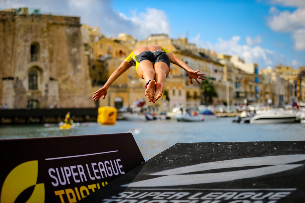 supertri_'s tweet photo. Diving back to Malta this weekend with #SLTReloaded 📺⚡️
Relive all the Day 1 action from the men’s and women’s races this Saturday!
#SLTMalta https://t.co/6wSxrUainD