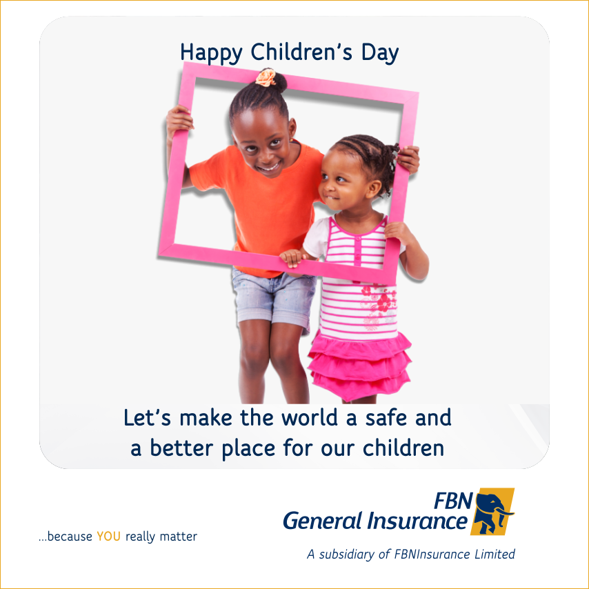 FBNGeneral's tweet photo. Our children are our hope for a brighter tomorrow and the dreams of a happy future.
Wishing all our Children a happy celebration from all of us at FBN General Insurance!

#ChildrensDay
#FBNGeneralInsurance
#StaySafe
#BecauseYouReallyMatter https://t.co/RvMrNoSdxm
