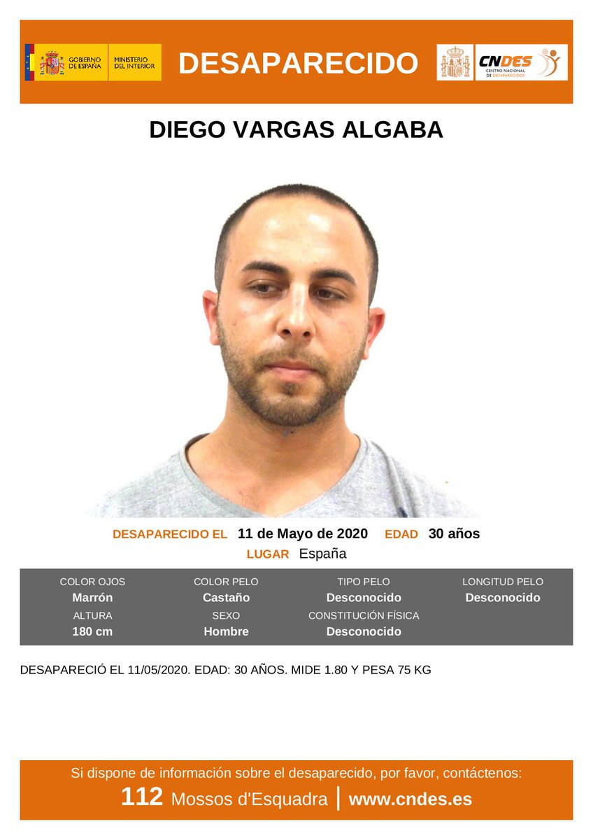 guardiacivil's tweet photo. 🆘#MUYURGENTE ⚠️
Diego ha #desaparecido en España.

Si lo ves llámanos 
☎062
☎091
☎112
Colabora, tu RT no cuesta nada y es muy importante para localizarlo. https://t.co/M5lFMqBFJM