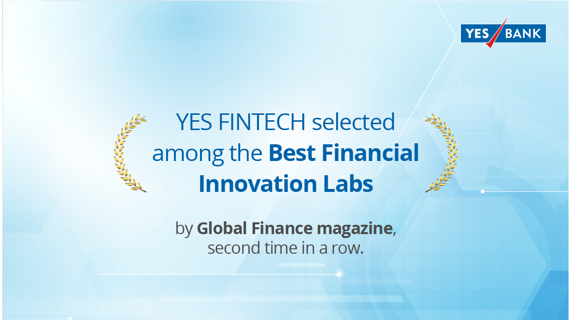 YES FINTECH, now expanded into a multi-sector #innovation platform YES SCALE, has been recognised by @GFMag at the Innovators 2020 awards, globally. We remain committed to provide innovative #technology solutions to enhance customer experience. Know more: bit.ly/2TH1u52