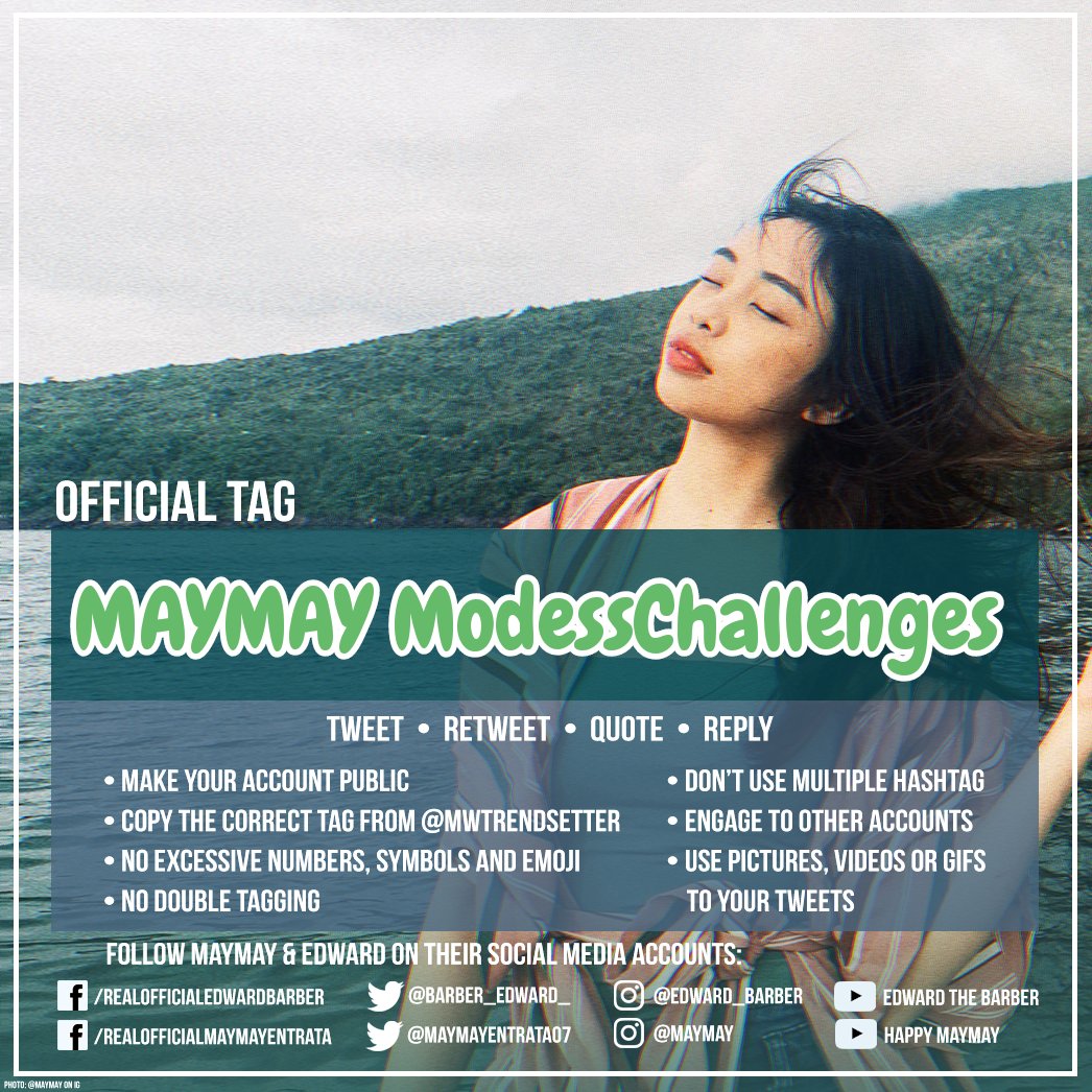 MWTrendSquad's tweet photo. Happy International Menstrual Hygiene week to all the girls who continue to keep moving during their period!
Stay tuned for the winners of #KeepMovingTogether Challenges as we approach Menstrual Hygiene Day on May 28.
Official Tag Today:
MAYMAY ModessChallenges | #MayWard https://t.co/oCRIAxdqSS