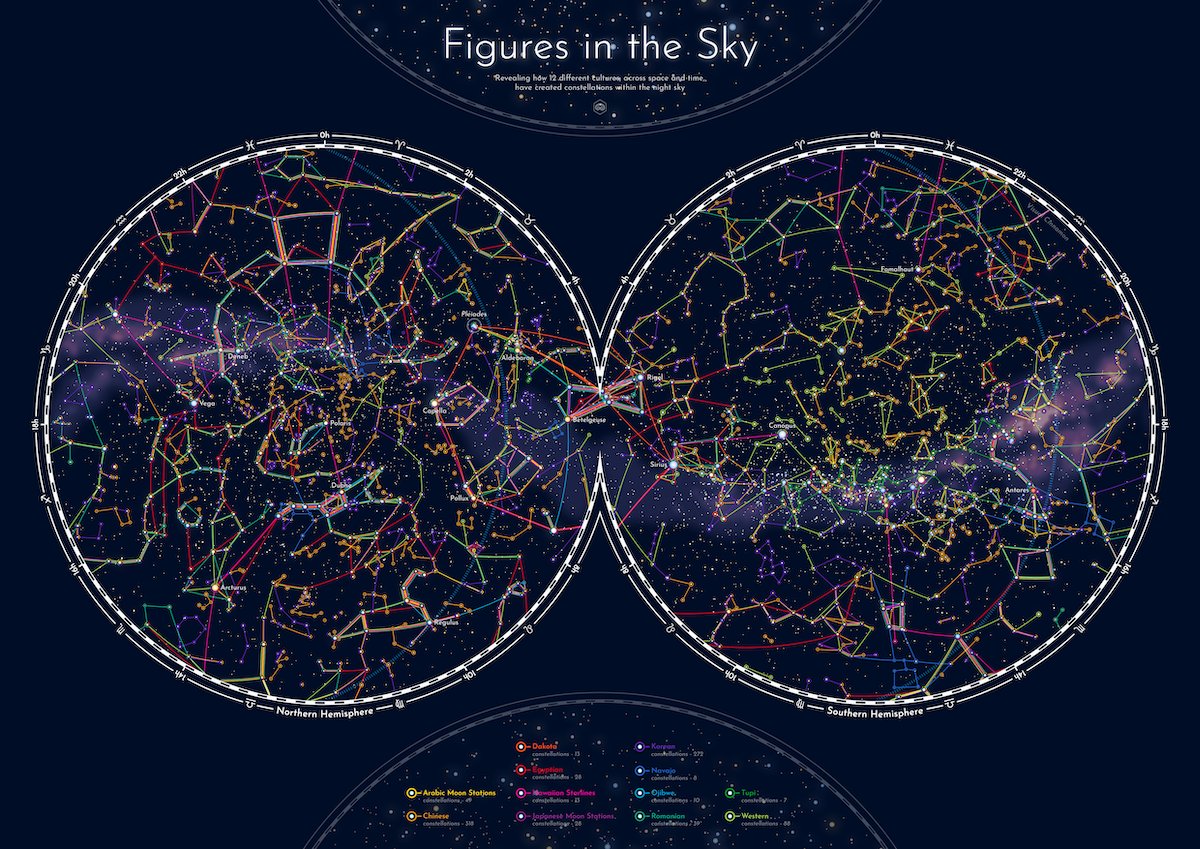 Nadieh Bremer (@nadiehbremer) on Twitter photo OMGosh, my "Figures in the Sky" test prints, a #dataviz project on the constellations of ±30 cultures, turned out soooo nice! I'm so happy with these 😍 Keeping the Orion print for myself to put on my wall 😆
You can find all 5 versions in my store 😃 👉 shop.visualcinnamon.com OMGosh, my "Figures in the Sky" test prints, a #dataviz project on the constellations of ±30 cultures, turned out soooo nice! I'm so happy with these 😍 Keeping the Orion print for myself to put on my wall 😆
You can find all 5 versions in my store 😃 👉 shop.visualcinnamon.com