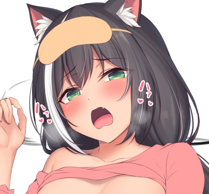 寝苦しくて服が脱げてきてるだけのキャルちゃん途中経過 