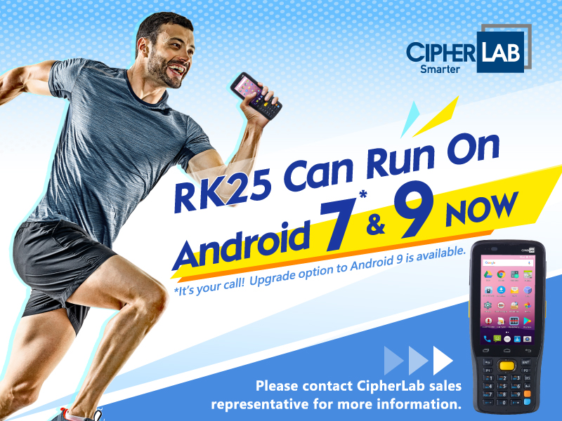 CipherLab's tweet photo. Now, #CipherLab #RK25 has two OS options. To know more about RK25, please visit: https://t.co/dRr6dMC83T https://t.co/DWAwdrTgJt