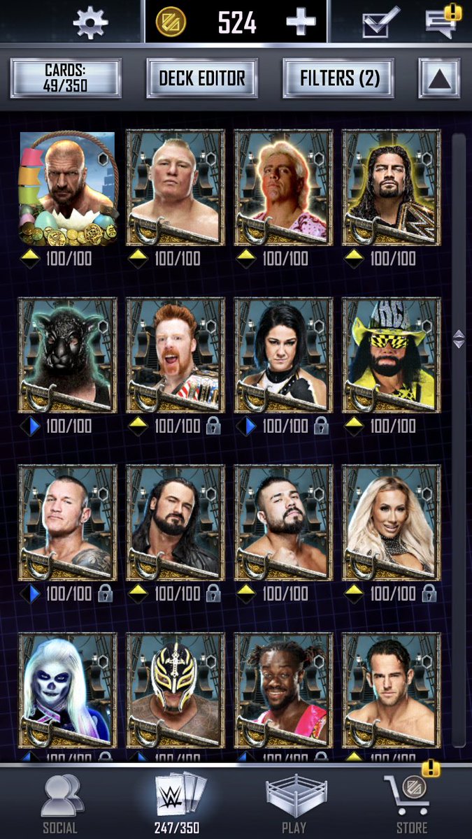 Daemonhunt2's tweet image. #wwesupercard listen to offers