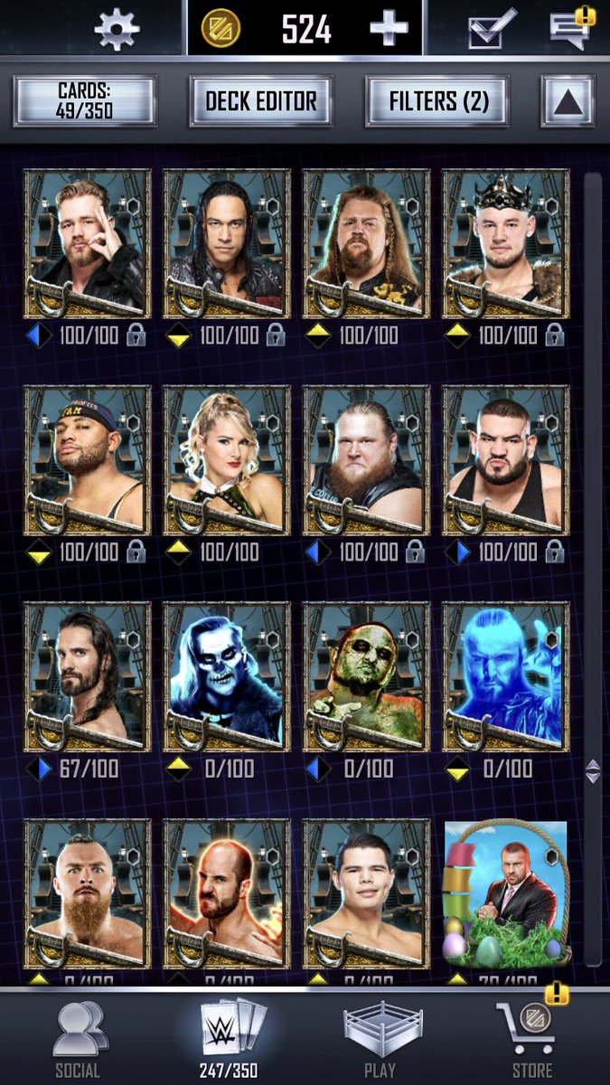 Daemonhunt2's tweet image. #wwesupercard listen to offers
