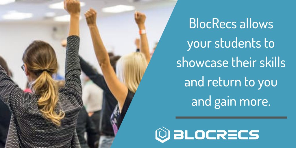 BlocRecs's tweet photo. BlocRecs makes it its mission to empower students.
#blockchain #education https://t.co/2dLcFQJIqN