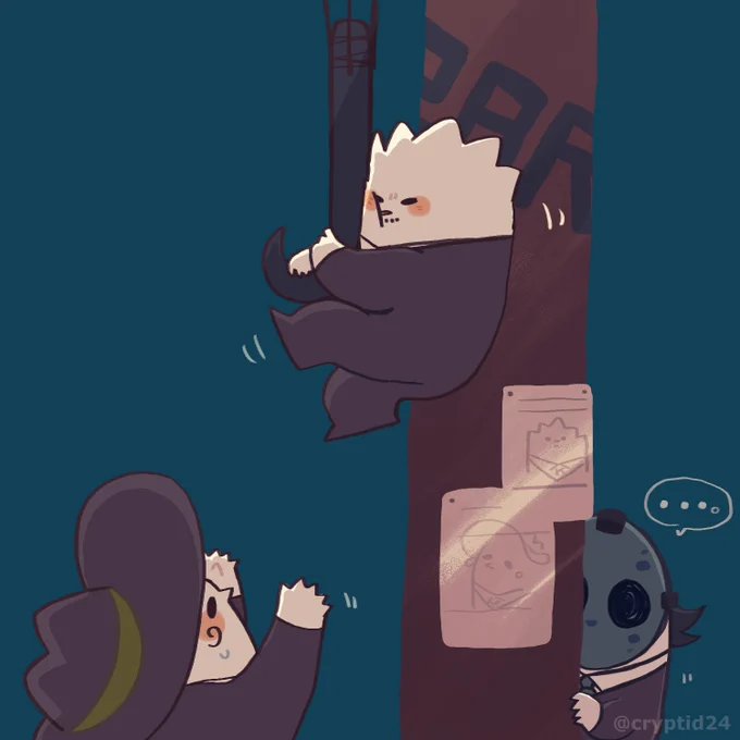 釣られてるふり。 