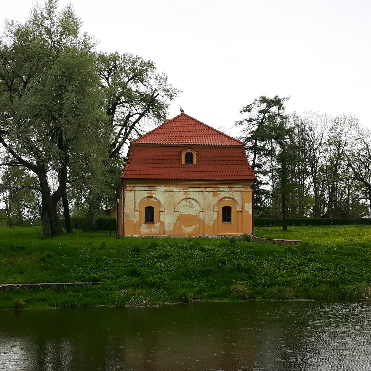 liubavas's tweet photo. Svečias dairosi nuo stogo. #liubavodvaras #Lietuva #lyja #manor #guest #ontheroofs #raining #green #surroundings #explore #historicalplace #pazinkimelietuvosdvarus #baroque #Historical https://t.co/gTYDtQ5WJy