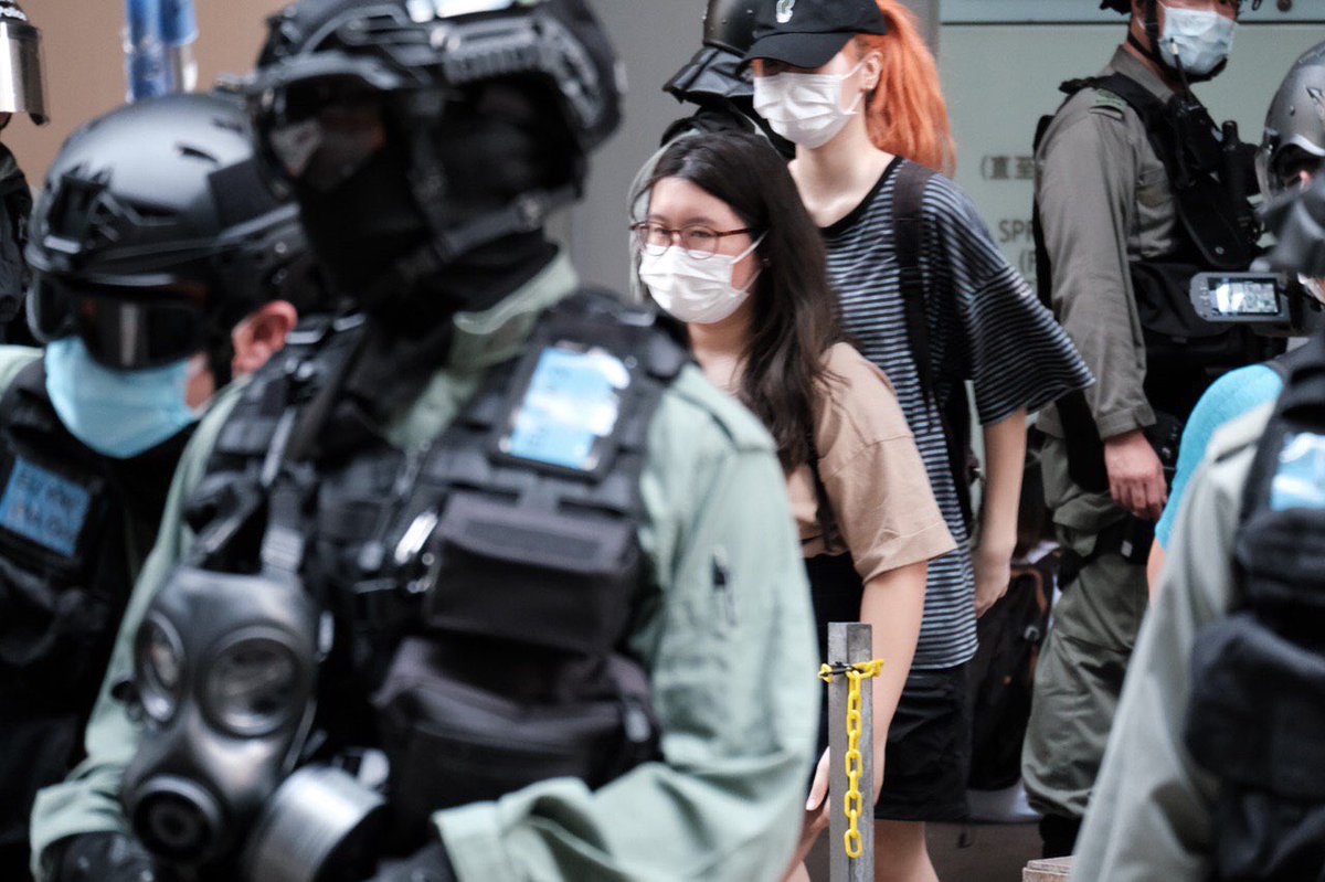 It is really hard to imagine how will the situation in #HongKong escalate once the national security law is enacted. As <a href="/ShibaniMahtani/">Shibani Mahtani</a> pointed out, so many of those arrested earlier are school children. They were handcuffed and dragged away by police like criminals.